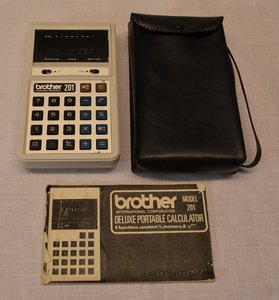 Brother Model 201 with case and instruction booklet