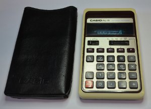 Calculator with slip case