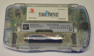 WonderSwan Color Rear with Cartridge